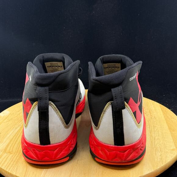 Under Armour Men’s Compfit Micro G Basketball Shoes White/ Red Size 11 - Picture 6 of 10